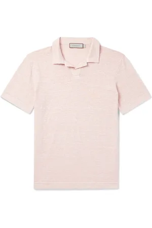 CANALI Slim-Fit Linen Polo Shirt