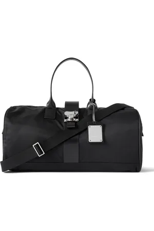 FPM Milano Butterfly Leather-Trimmed Nylon Duffle Bag