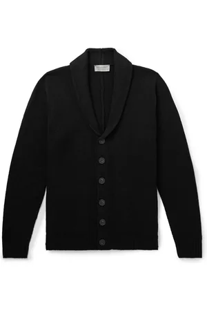 JOHN SMEDLEY Rockford Shawl-Collar Recycled-Cashmere and Merino Wool-Blend Cardigan