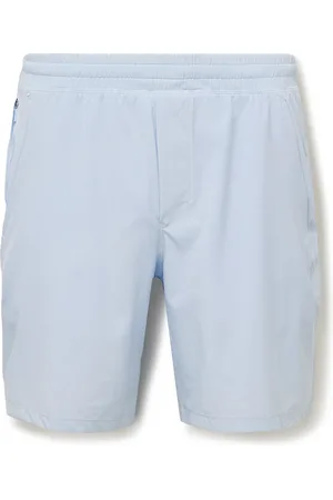 Lululemon License to Train 7" Slim-Fit Straight-Leg Mesh-Trimmed Recycled-Shell Shorts