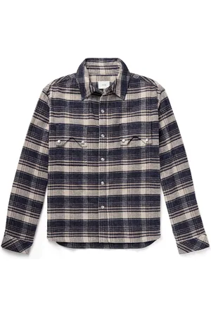 Rhude Checked Cotton-Flannel Overshirt