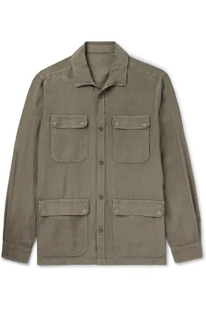 HERNO Linen Field Jacket
