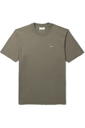 NN.07 Adam 3209 Logo-Embroidered Pima Cotton-Jersey T-Shirt