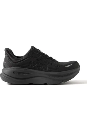 Hoka One One Bondi 9 Rubber-Trimmed Mesh Running Sneakers