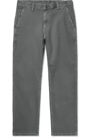 Corridor Straight-Leg Garment-Dyed Stretch-Cotton Twill Trousers