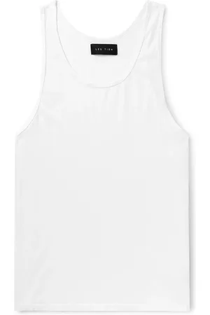 Les Tien Garment-Dyed Cotton-Jersey Tank Top