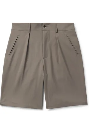 De Bonne Facture Straight-Leg Pleated Wool Shorts