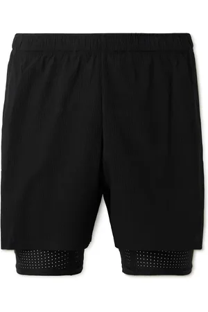 On Running Pace Straight-Leg Layered CleanCloud® Shell and Stretch-Mesh Shorts