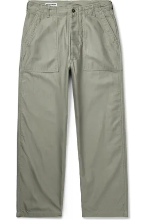 Kaptain Sunshine Baker Straight-Leg Cotton Trousers