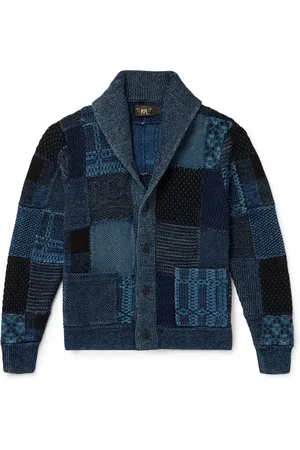 Ralph Lauren Patchwork Cable-Knit Wool and Cashmere-Blend Cardigan