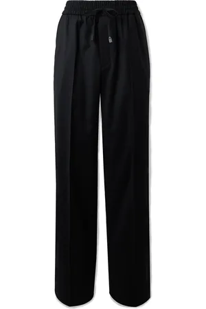 BRIONI Asolo Straight-Leg Pleated Wool-Blend Drawstring Trousers