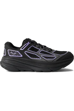 Hoka One One Clifton One9 Rubber-Trimmed Mesh Sneakers