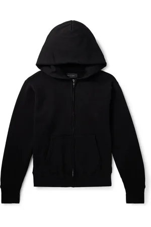 Les Tien Garment-Dyed Cotton-Jersey Zip-Up Hoodie