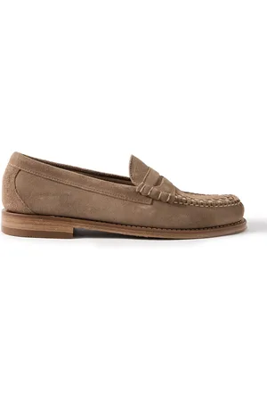 G.H. Bass Weejuns Heritage Larson Woven Suede Penny Loafers
