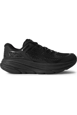 Hoka One One Clifton One9 Rubber-Trimmed Mesh Sneakers