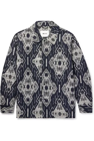 NN.07 Twill-Jacquard Overshirt