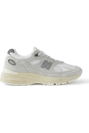 New Balance 991v2 Suede and Mesh Sneakers