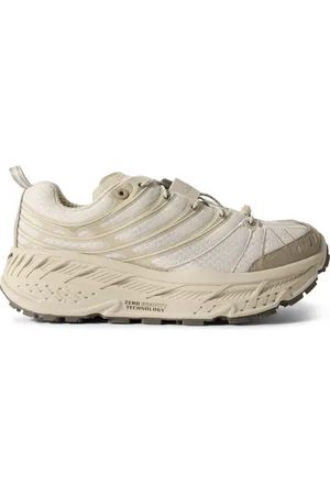 Hoka One One Stinson Evo OG Rubber-Trimmed Mesh Trail Running Sneakers