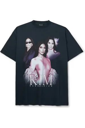 Balenciaga Printed Cotton-Jersey T-Shirt