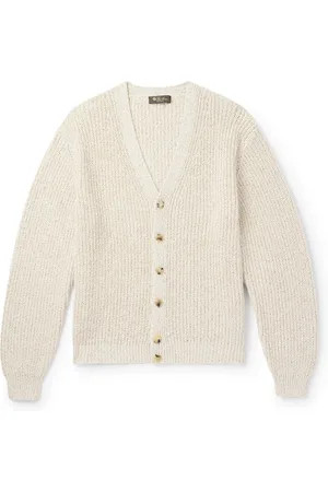 Loro Piana Meina Ribbed Cotton Cardigan