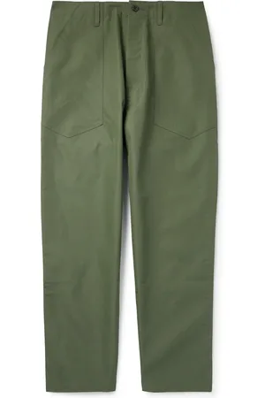 MONITALY Fatigue Wide-Leg Cotton-Blend Ripstop Trousers