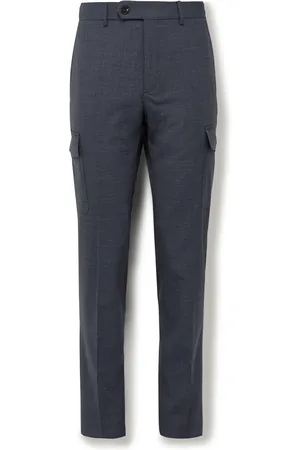 Incotex Venezia 1951 Slim-Fit Tapered Stretch Virgin Wool Cargo Trousers