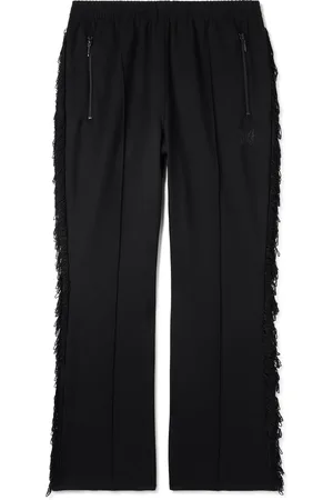 Pins & Needles Bootcut Fringed Tech-Jersey Track Pants