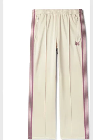 Pins & Needles Straight-Leg Webbing-Trimmed Logo-Embroidered Tech-Jersey Track Pants