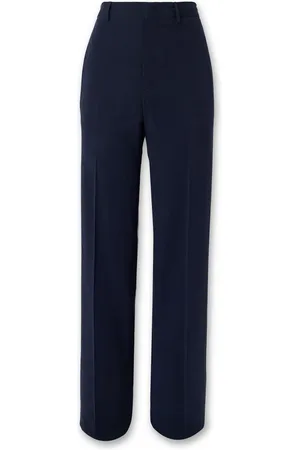Thom Sweeney Wide-leg Twill Trousers