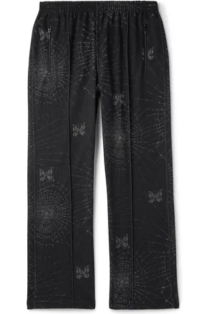 Pins & Needles Straight-Leg Terry-Jacquard Track Pants