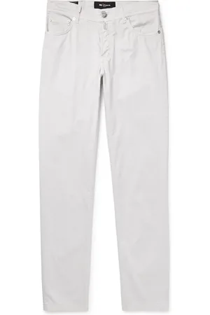 Kiton Slim-Fit Cotton-Blend Trousers