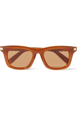 Ermenegildo Zegna Square-Frame Acetate Sunglasses