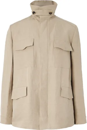Loro Piana Linen and Silk-Blend Field Jacket