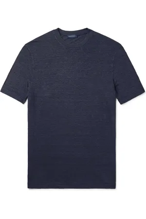 Thom Sweeney Linen-Blend Jersey T-Shirt