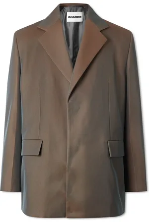 Jil Sander Virgin Wool-Blend Drill Blazer