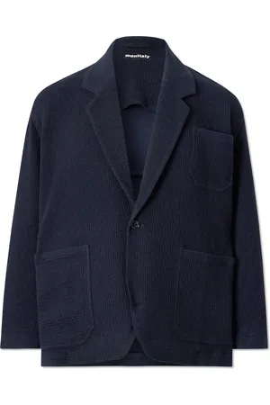 MONITALY Seersucker Suit Jacket