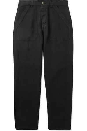 Brunello Cucinelli Tinto Wide-Leg Linen-Twill Trousers