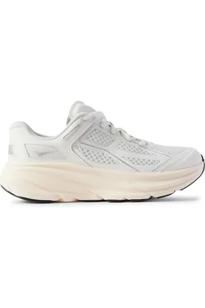Hoka One One Clifton One9 Rubber-Trimmed Mesh Sneakers