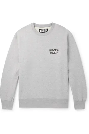 Wacko Maria Logo-Embroidered Cotton-Jersey Sweatshirt