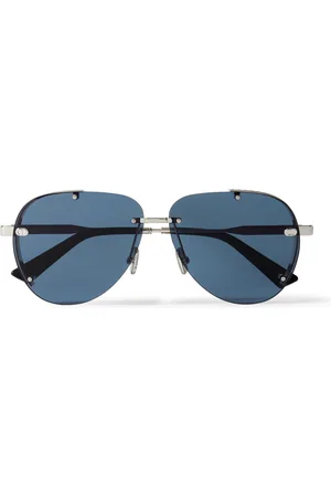 Dior NeoDior A1U Aviator-Style Guilloché -Tone Sunglasses