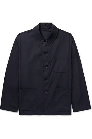Kaptain Sunshine Cotton and Silk-Blend Twill Shirt Jacket