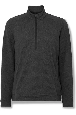 Lululemon Textured Cotton-Blend Jersey Half-Zip Sweater