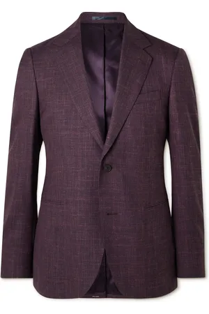 Mr P. Slim-Fit Virgin Wool, Silk and Linen-Blend Suit Jacket