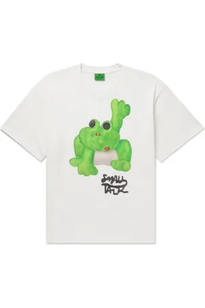 Small Talk Logo-Print Cotton-Blend Jersey T-Shirt