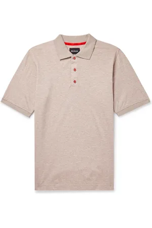 Kiton Cotton-Piqué Polo Shirt