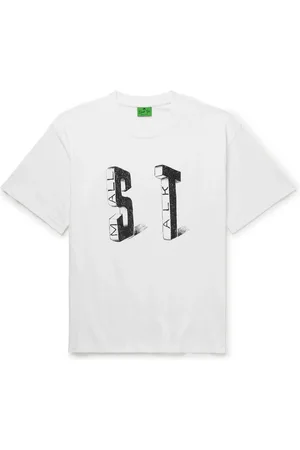 Small Talk Logo-Print Cotton-Blend Jersey T-Shirt