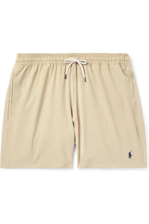 Ralph Lauren Traveler Straight-Leg Mid-Length Swim Shorts