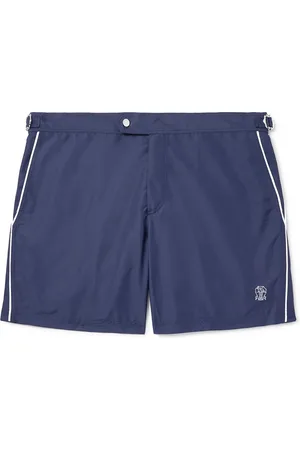 Brunello Cucinelli Straight-Leg Mid-Length Swim Shorts