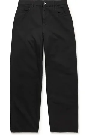 Burberry Straight-Leg Cotton-Twill Trousers
