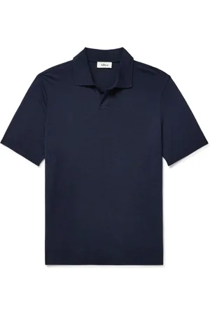 ALTEA Lyocell and Cotton-Blend Jersey Polo Shirt